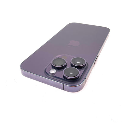 【全額返金保証】【最速発送】Apple iPhone iPhone 14 Pro 128GB ディープパープル docomo 白ロム 動作確認済 81%