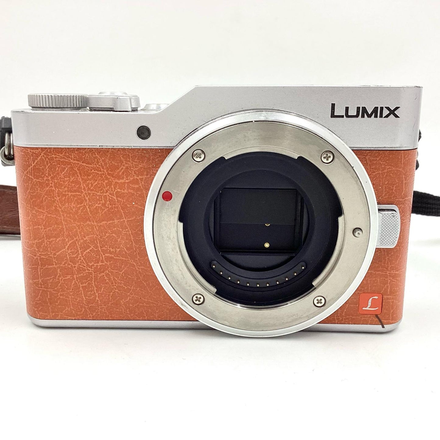 【全額返金保証】【最速発送】Panasonic デジタル一眼 LUMIX DC-GF9 オレンジ 動作確認済