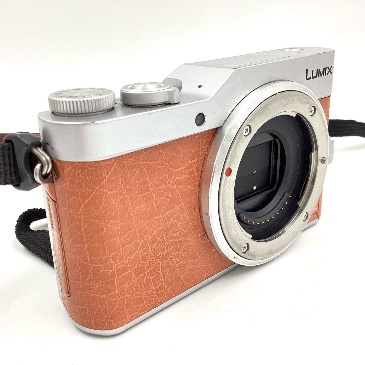 【全額返金保証】【最速発送】Panasonic デジタル一眼 LUMIX DC-GF9 オレンジ 動作確認済