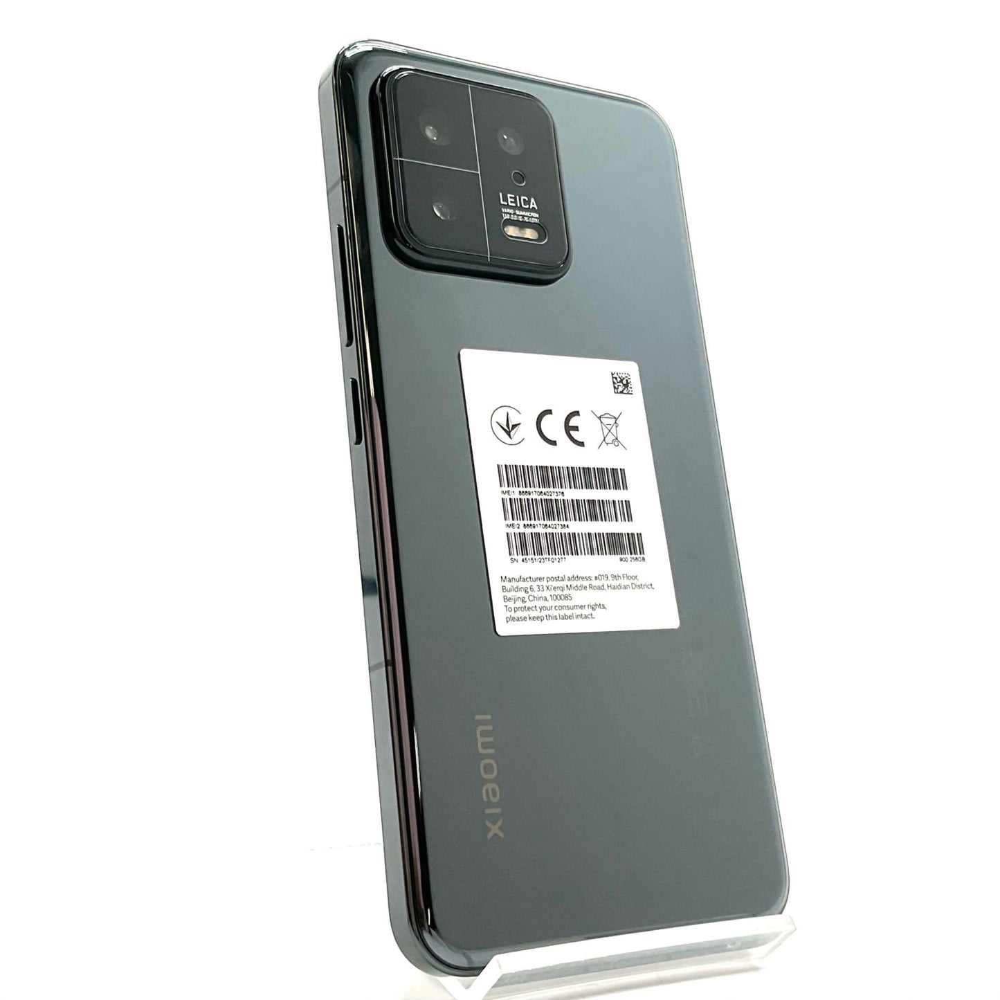【全額返金保証】【最速発送】Xiaomi Xiaomi 13 256GB ブラック SIMフリー 2211133G 白ロム 超美品 動作確認済