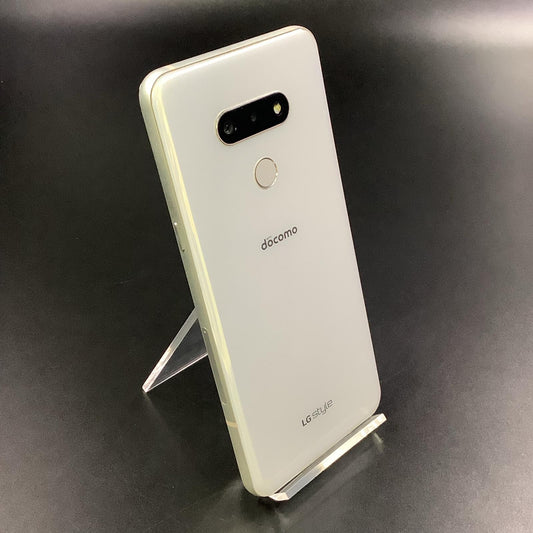 【全額返金保証】【最速発送】LG style3 ホワイト docomo L-41A 白ロム 動作確認済
