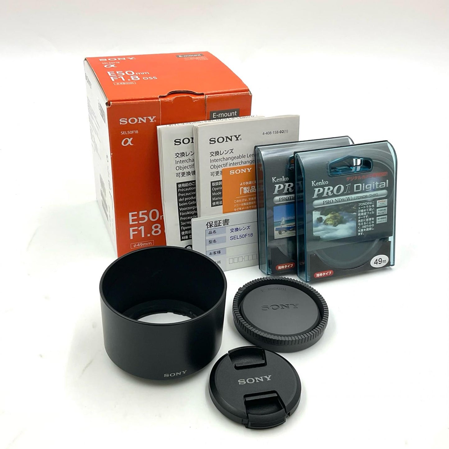 【全額返金保証】【最速発送】Sony E 50mm F1.8 OSS SEL50F18 [ブラック] 動作確認済