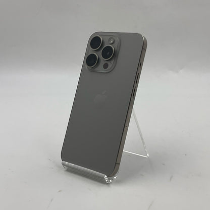 【全額返金保証】【最速発送】Apple iPhone iPhone 15 Pro 256GB ナチュラルチタニウム SIMフリー 白ロム 美品 動作確認済 87%