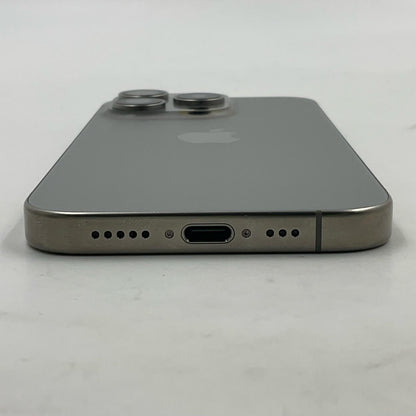 【全額返金保証】【最速発送】Apple iPhone iPhone 15 Pro 256GB ナチュラルチタニウム SIMフリー 白ロム 美品 動作確認済 87%