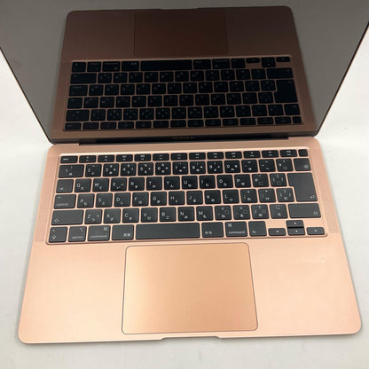 【全額返金保証】【最速発送】Apple MacBook Air 13インチ 2020 1.1GHz デュアルコアIntel Core i3 8GB SSD 256GB ゴールド 動作確認済