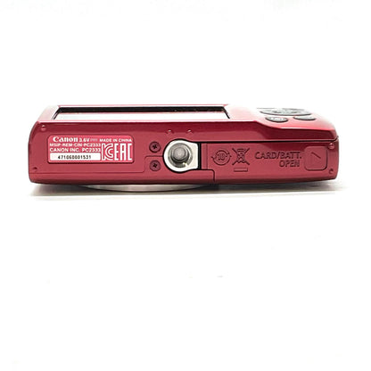 【全額返金保証】【最速発送】Canon コンパクトデジタルカメラ IXY 200 [レッド] 超美品 動作確認済