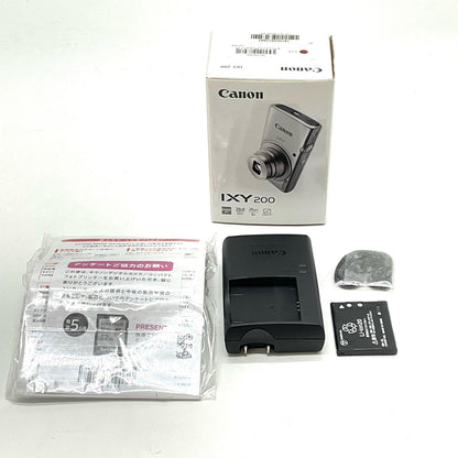 【全額返金保証】【最速発送】Canon コンパクトデジタルカメラ IXY 200 [レッド] 超美品 動作確認済