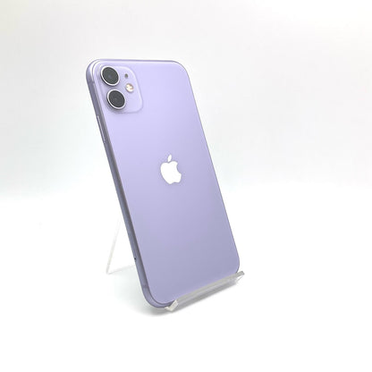 【最速発送】Apple iPhone iPhone 11 128GB パープル docomo 白ロム【難有】 77%