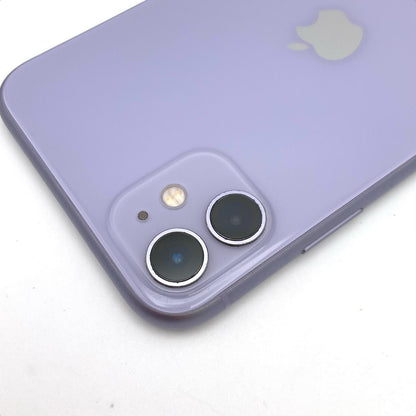 【最速発送】Apple iPhone iPhone 11 128GB パープル docomo 白ロム【難有】 77%
