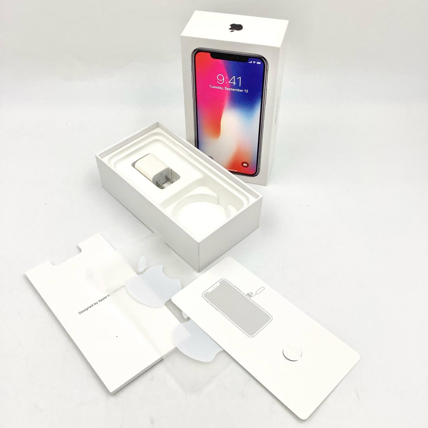 【最速発送】Apple iPhone iPhone X 256GB スペースグレイ Softbank 白ロム【難有】 79%