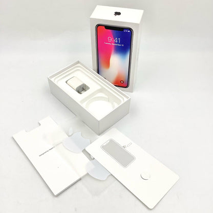 【最速発送】Apple iPhone iPhone X 256GB スペースグレイ Softbank 白ロム【難有】 79%