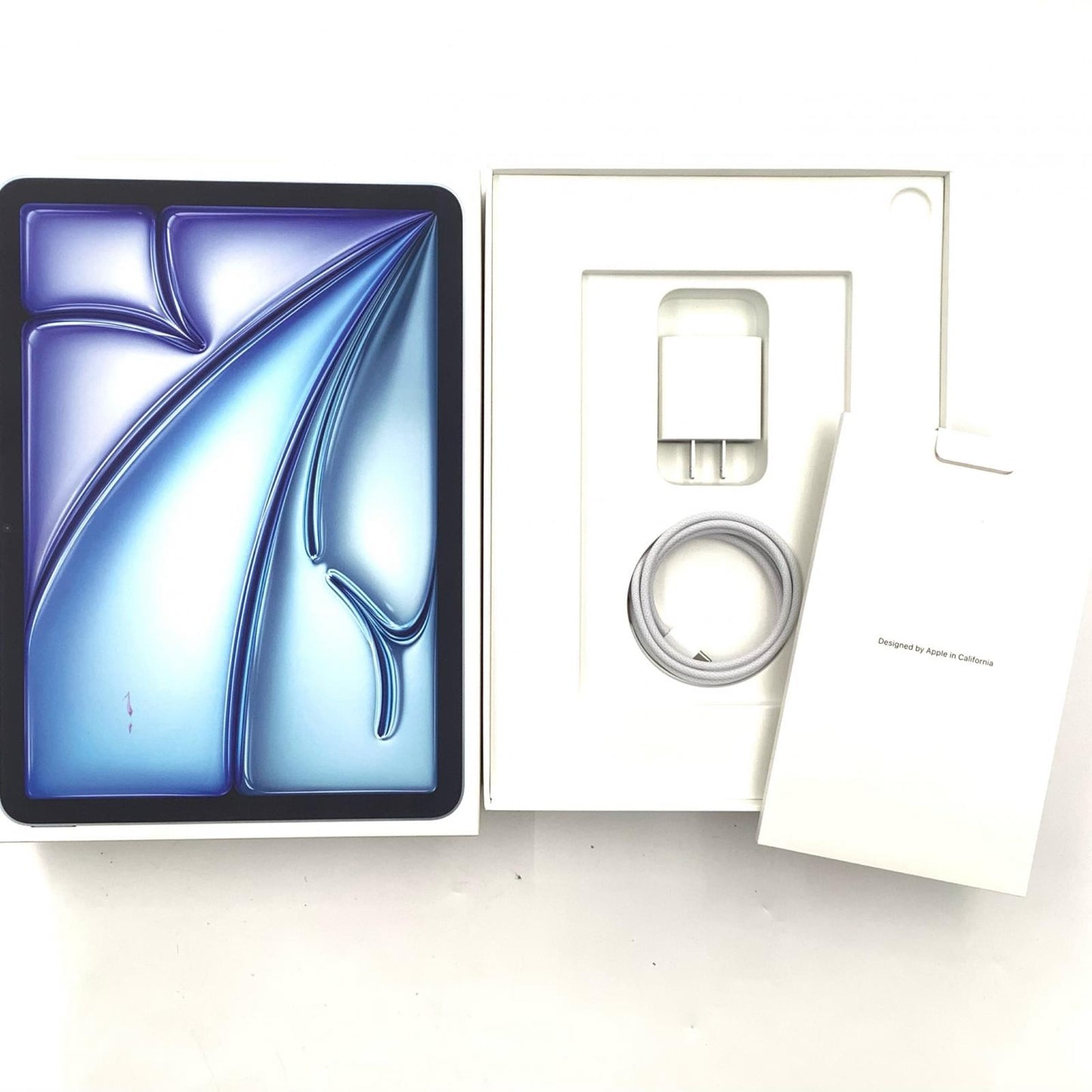 【全額返金保証】【最速発送】Apple iPad Air 11インチ 第7世代 128GB ブルー Wi-Fi 超美品 動作確認済