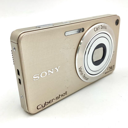 【全額返金保証】【最速発送】Sony コンパクトデジタルカメラ サイバーショット DSC-W350 [ゴールド] 動作確認済