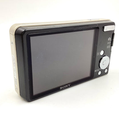 【全額返金保証】【最速発送】Sony コンパクトデジタルカメラ サイバーショット DSC-W350 [ゴールド] 動作確認済