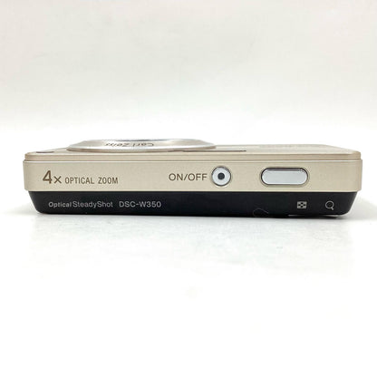 【全額返金保証】【最速発送】Sony コンパクトデジタルカメラ サイバーショット DSC-W350 [ゴールド] 動作確認済