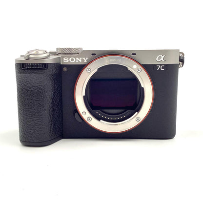 【全額返金保証】【最速発送】Sony デジタル一眼 α7C II ILCE-7CM2 ボディ [シルバー] 超美品 動作確認済