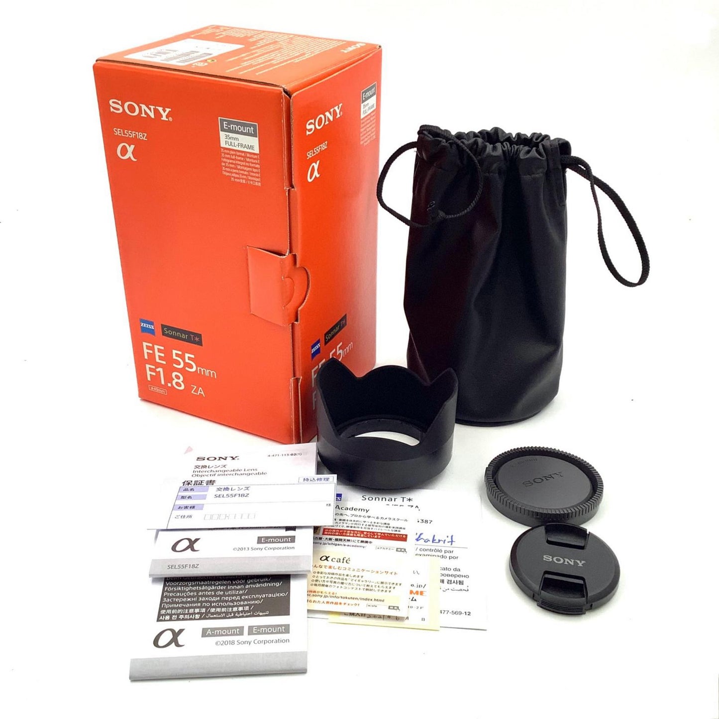 【全額返金保証】【最速発送】Sony Sonnar T* FE 55mm F1.8 ZA SEL55F18Z 超美品 動作確認済