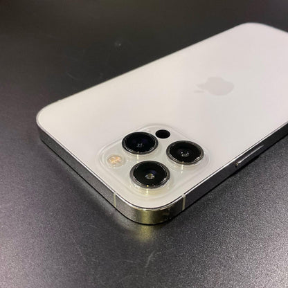 【全額返金保証】【最速発送】Apple iPhone iPhone 12 Pro Max 128GB シルバー docomo SIMフリー 白ロム 動作確認済 67%