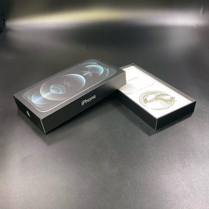 【全額返金保証】【最速発送】Apple iPhone iPhone 12 Pro Max 128GB シルバー docomo SIMフリー 白ロム 動作確認済 67%
