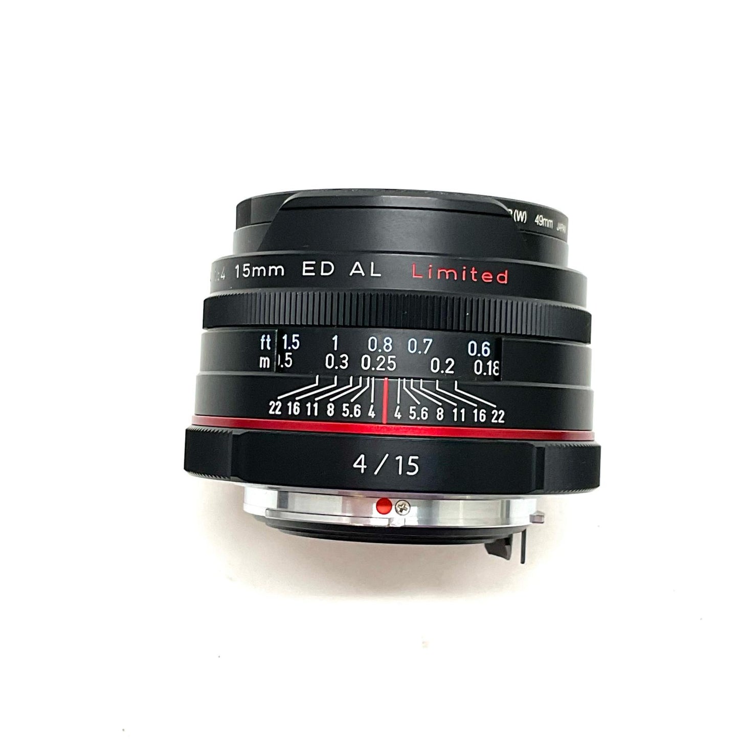 【全額返金保証】【最速発送】PENTAX HD PENTAX-DA 15mm F4 ED AL Limited [ブラック] 動作確認済