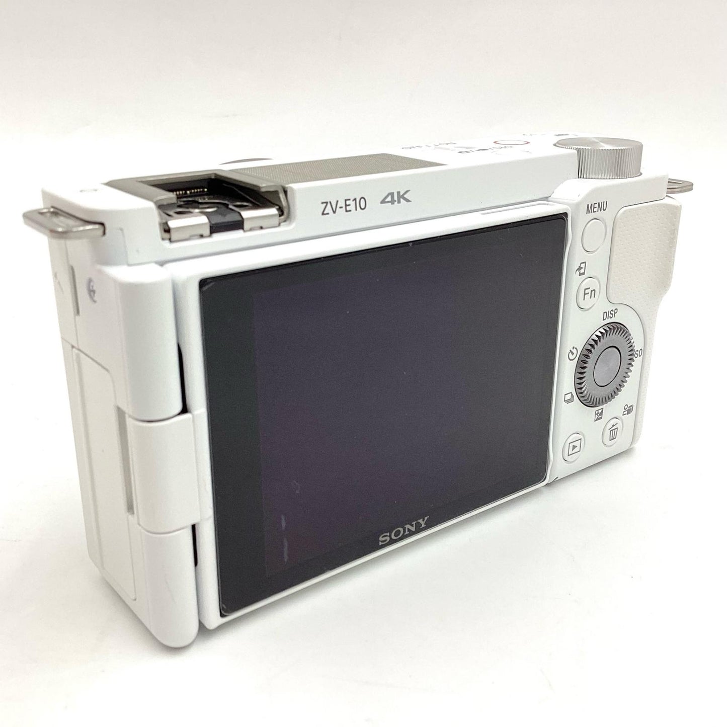【全額返金保証】【最速発送】Sony デジタル一眼 VLOGCAM ZV-E10 ボディ ホワイト 美品 動作確認済