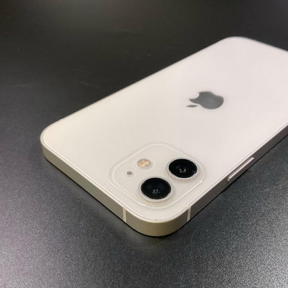 【全額返金保証】【最速発送】Apple iPhone iPhone 12 64GB ホワイト 楽天モバイル 動作確認済 80%