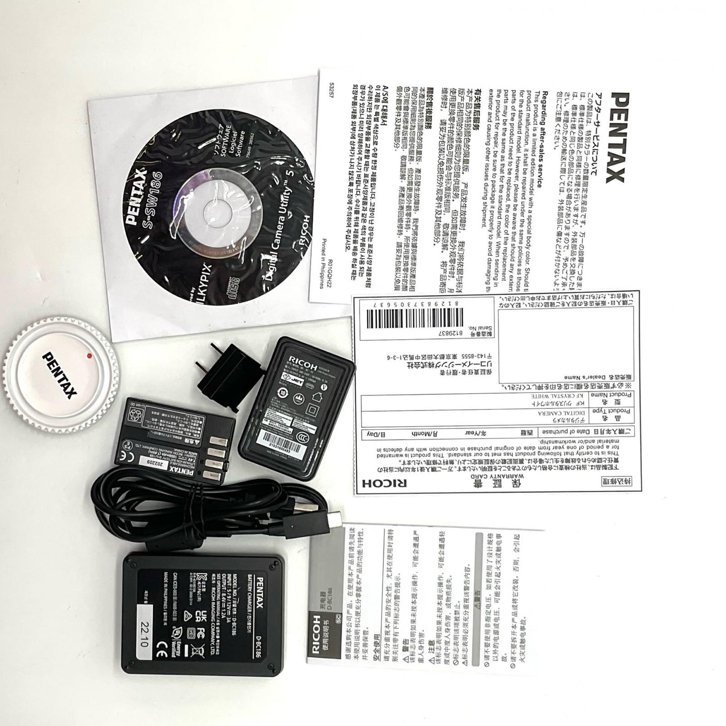 【全額返金保証】【最速発送】PENTAX デジタル一眼 KF ボディ [クリスタルホワイト] 美品 動作確認済