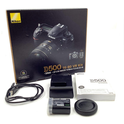 【全額返金保証】【最速発送】Nikon デジタル一眼 D500 ボディ ブラック 動作確認済