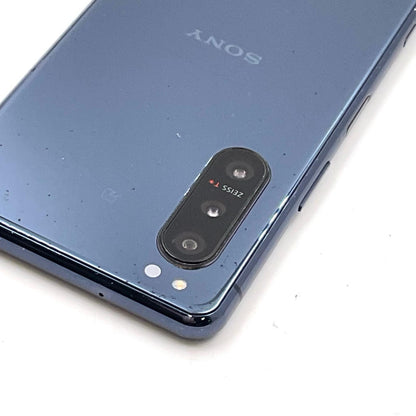 【全額返金保証】【最速発送】Sony Xperia 5 II 128GB ブラック au SOG02 白ロム 動作確認済