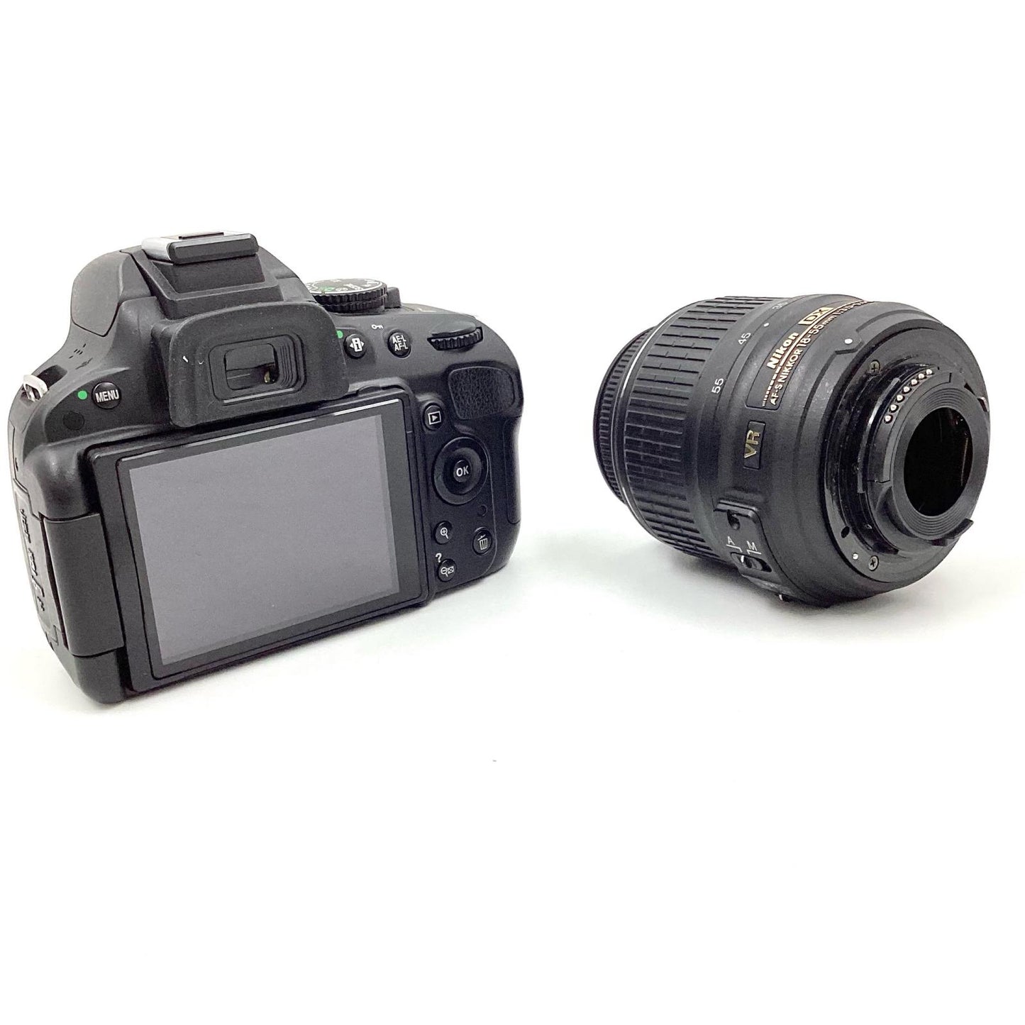 【最速発送】Nikon デジタル一眼 D5100 18-55 VR レンズキット ブラック【難有】