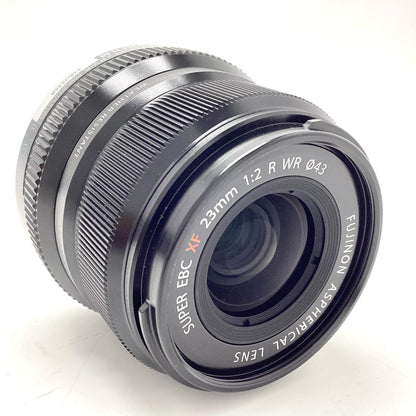 【全額返金保証】【最速発送】FUJIFILM フジノンレンズ XF23mmF2 R WR [ブラック] 美品 動作確認済