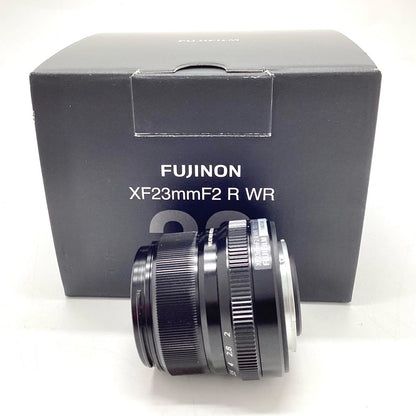 【全額返金保証】【最速発送】FUJIFILM フジノンレンズ XF23mmF2 R WR [ブラック] 美品 動作確認済