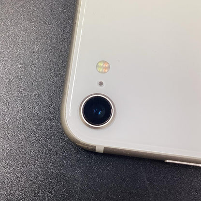 【全額返金保証】【最速発送】Apple iPhone iPhone SE（第3世代） 64GB スターライト 楽天モバイル SIMフリー 白ロム 動作確認済 90%