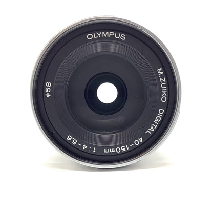 【全額返金保証】【最速発送】OLYMPUS M.ZUIKO DIGITAL ED 40-150mm F4.0-5.6 R [シルバー] 動作確認済