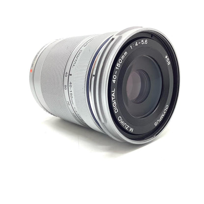 【全額返金保証】【最速発送】OLYMPUS M.ZUIKO DIGITAL ED 40-150mm F4.0-5.6 R [シルバー] 動作確認済