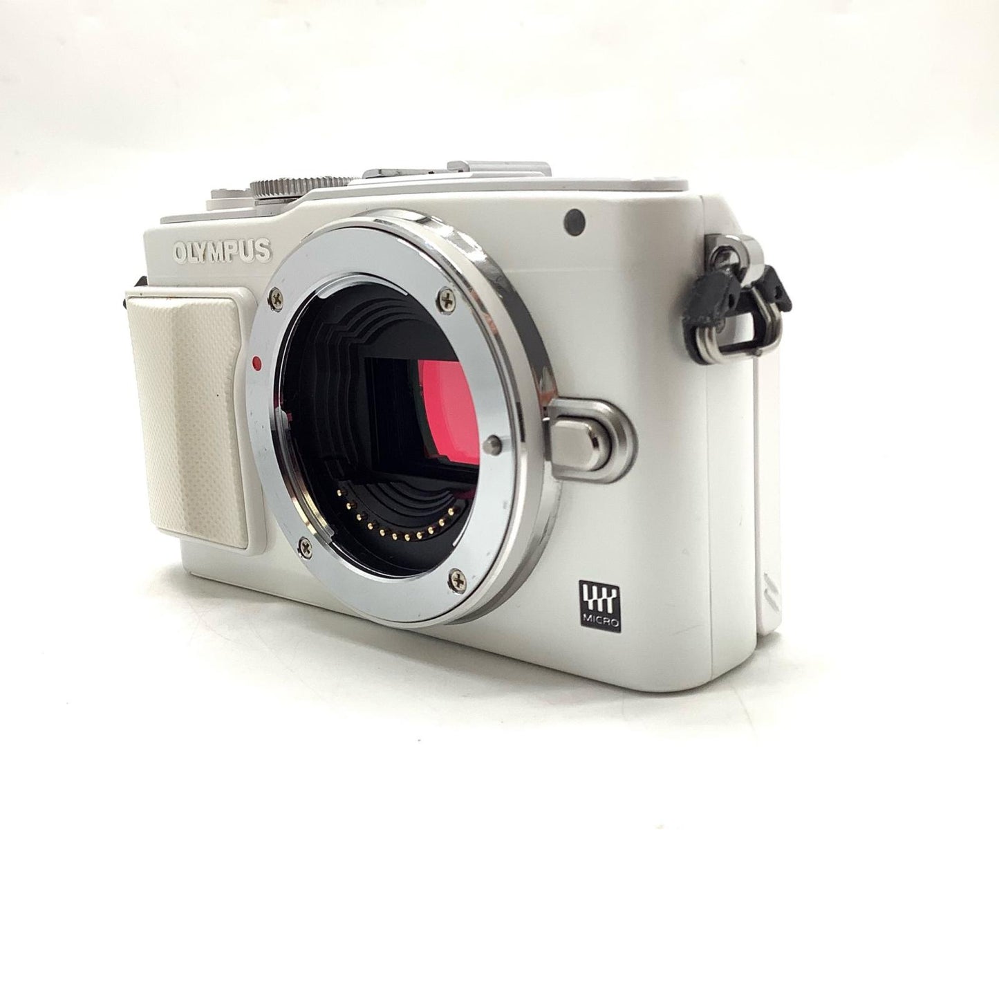 【全額返金保証】【最速発送】OLYMPUS デジタル一眼 OLYMPUS PEN Lite E-PL6 ボディ [ホワイト] 動作確認済