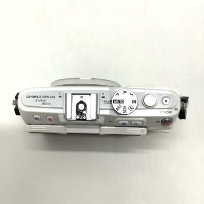 【全額返金保証】【最速発送】OLYMPUS デジタル一眼 OLYMPUS PEN Lite E-PL6 ボディ [ホワイト] 動作確認済