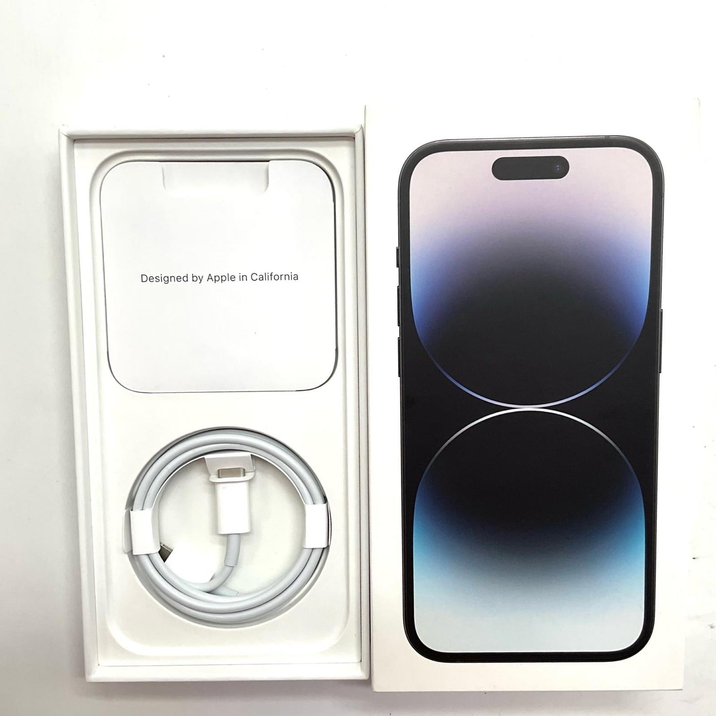 【全額返金保証】【最速発送】Apple iPhone iPhone 14 Pro 128GB スペースブラック docomo SIMフリー 白ロム 美品 動作確認済 89%