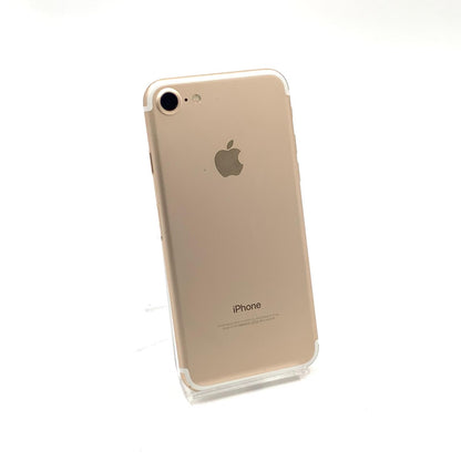 【全額返金保証】【最速発送】Apple iPhone iPhone 7 32GB ゴールド au 白ロム 動作確認済 85%