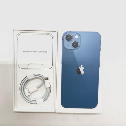 【全額返金保証】【最速発送】Apple iPhone iPhone 13 256GB ブルー 楽天モバイル 白ロム 動作確認済 82%