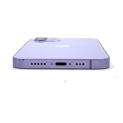 【全額返金保証】【最速発送】Apple iPhone iPhone 12 64GB パープル au SIMフリー 白ロム 動作確認済 90%