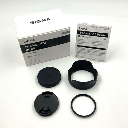 【全額返金保証】【最速発送】SIGMA 18-50mm F2.8 DC DN [ライカL用] 美品 動作確認済