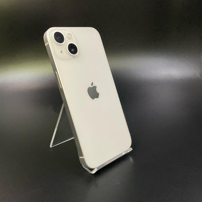 【全額返金保証】【最速発送】Apple iPhone iPhone 13 128GB スターライト au SIMフリー 白ロム 動作確認済 87%