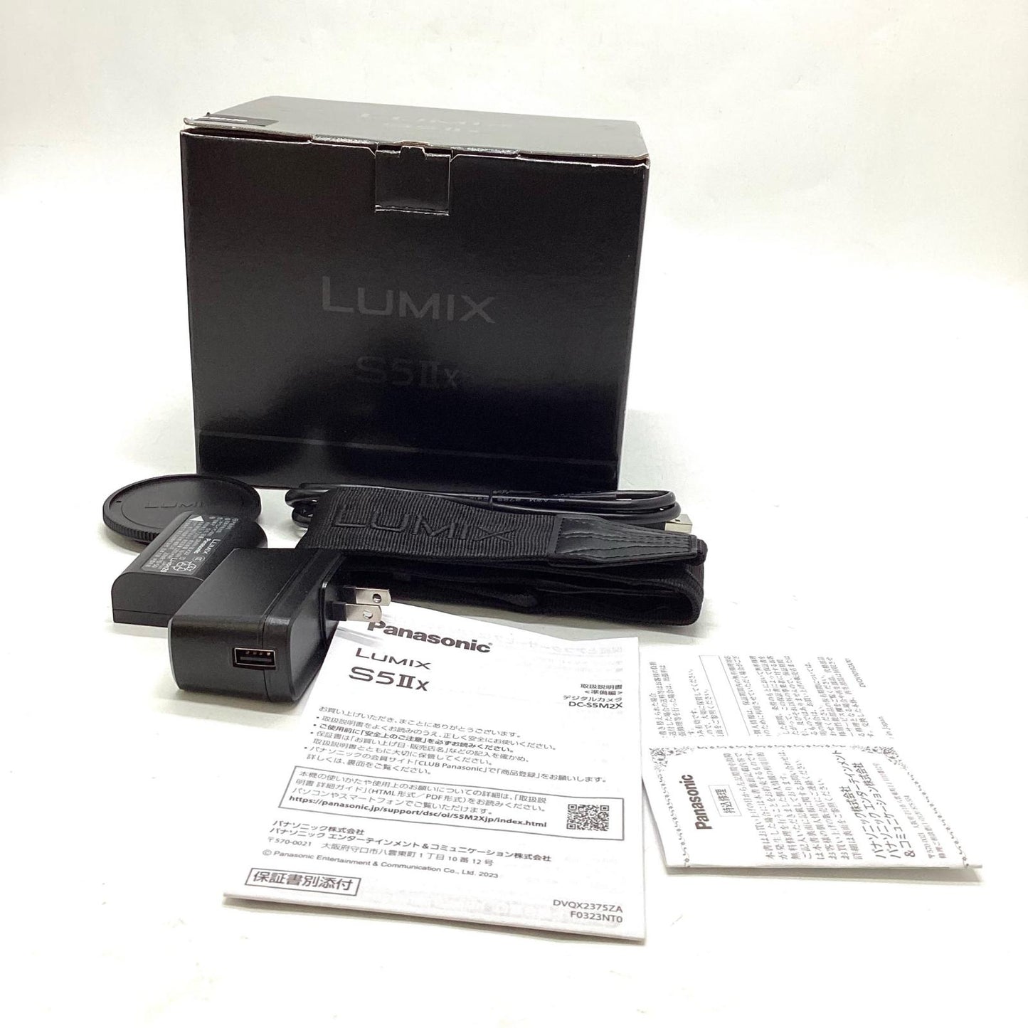 【全額返金保証】【最速発送】Panasonic デジタル一眼 LUMIX DC-S5M2X ボディ ブラック 美品 動作確認済