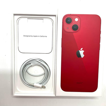 【全額返金保証】【最速発送】Apple iPhone iPhone 13 128GB (PRODUCT)RED SIMフリー 動作確認済 78%