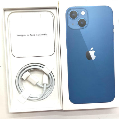 【全額返金保証】【最速発送】Apple iPhone iPhone 13 128GB ブルー SIMフリー 動作確認済 83%