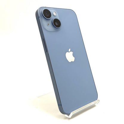 【全額返金保証】【最速発送】Apple iPhone iPhone 14 128GB ブルー docomo 白ロム 動作確認済 85%