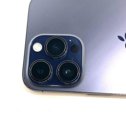 【全額返金保証】【最速発送】Apple iPhone iPhone 14 Pro Max 256GB ディープパープル SIMフリー 動作確認済 89%