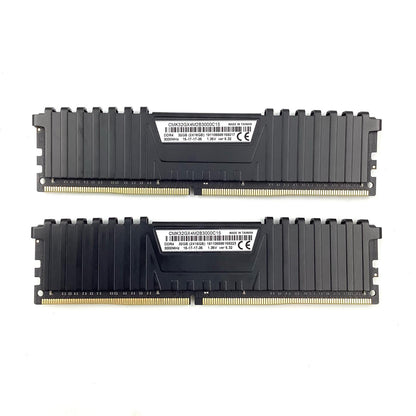 【全額返金保証】【最速発送】Corsair メモリ DDR4 PC4-24000 16GB 2枚組 CMK32GX4M2B3000C15 美品 動作確認済