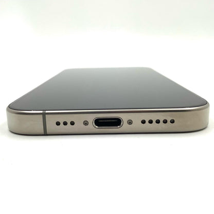 【全額返金保証】【最速発送】Apple iPhone iPhone 15 Pro 256GB ナチュラルチタニウム SIMフリー 白ロム 美品 動作確認済 87%